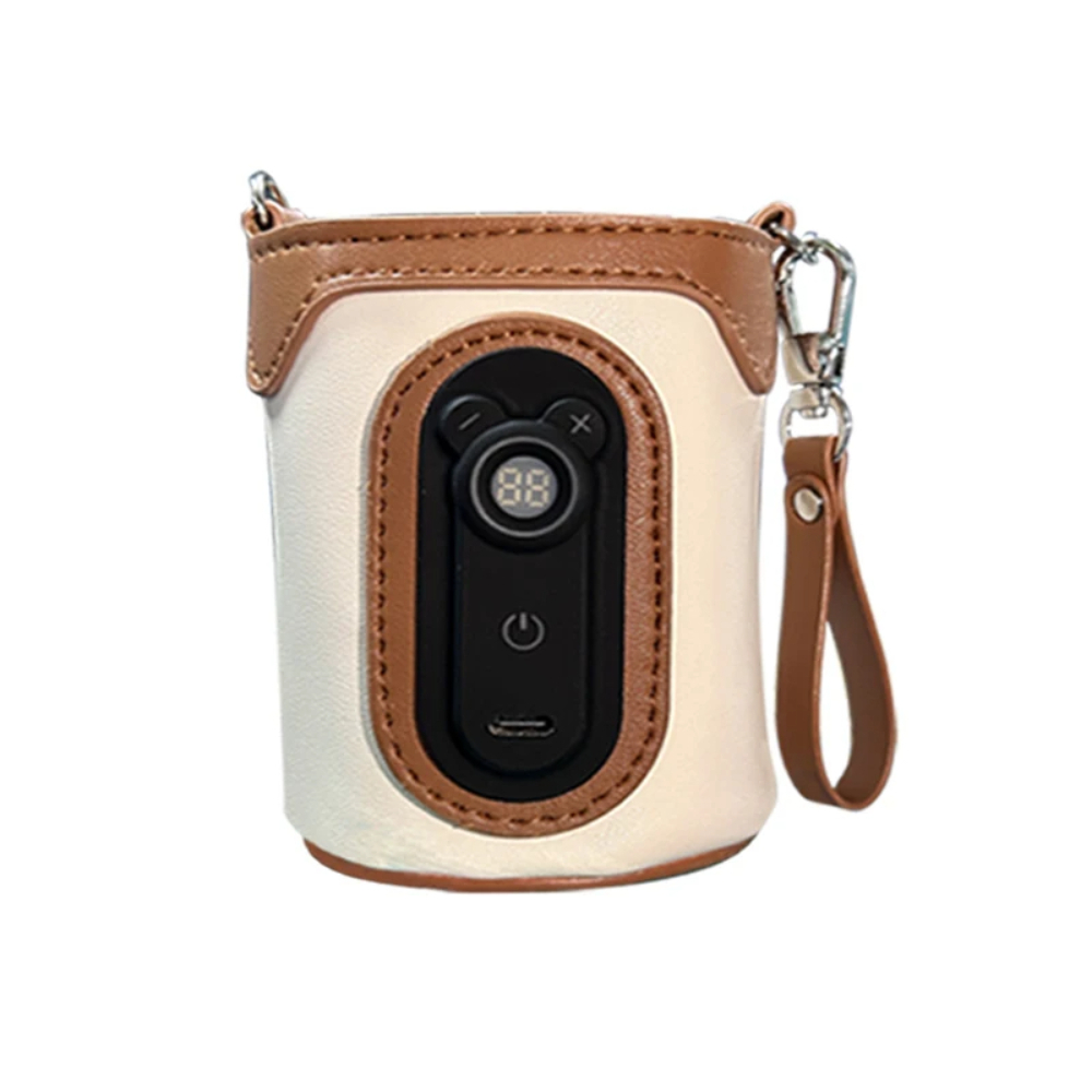Pikkaboo GoWarm Portable Bottle Warmer – Brown