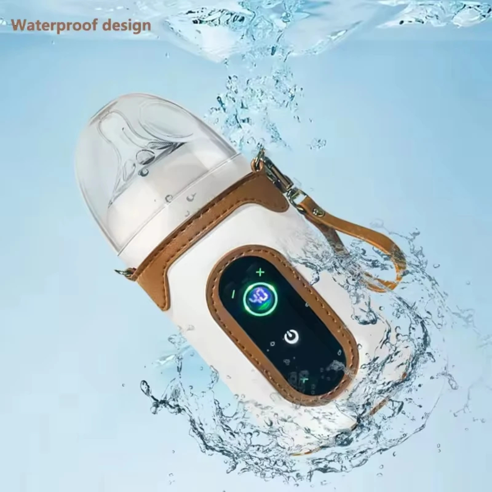 Pikkaboo GoWarm Portable Bottle Warmer – Brown