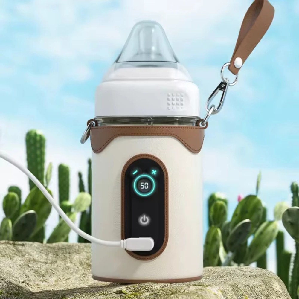 Pikkaboo GoWarm Portable Bottle Warmer – Brown