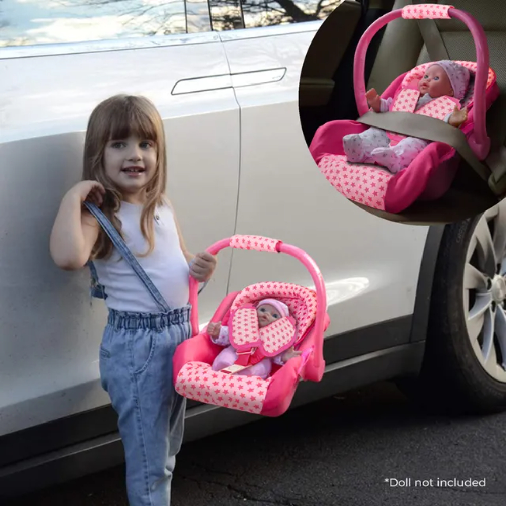 Moon - Doll Carrier Car Seat - Pink