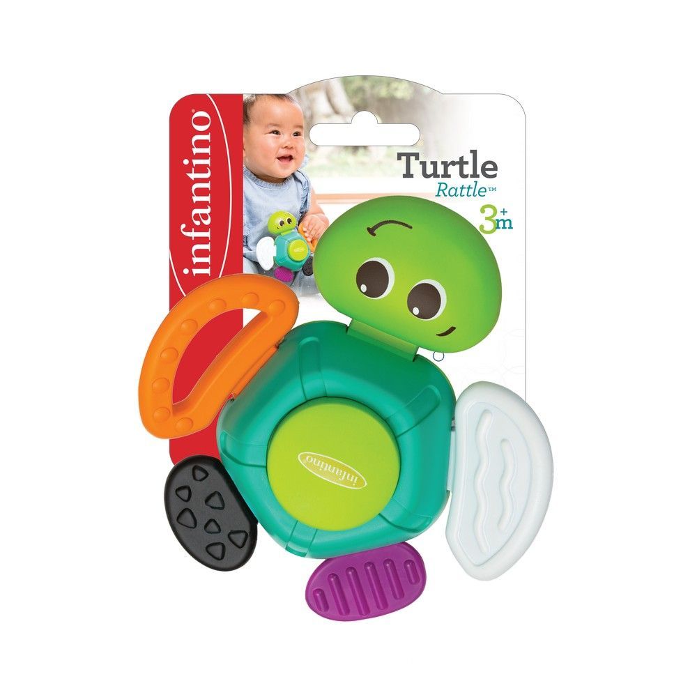 Infantino Turtle Rattle Toy