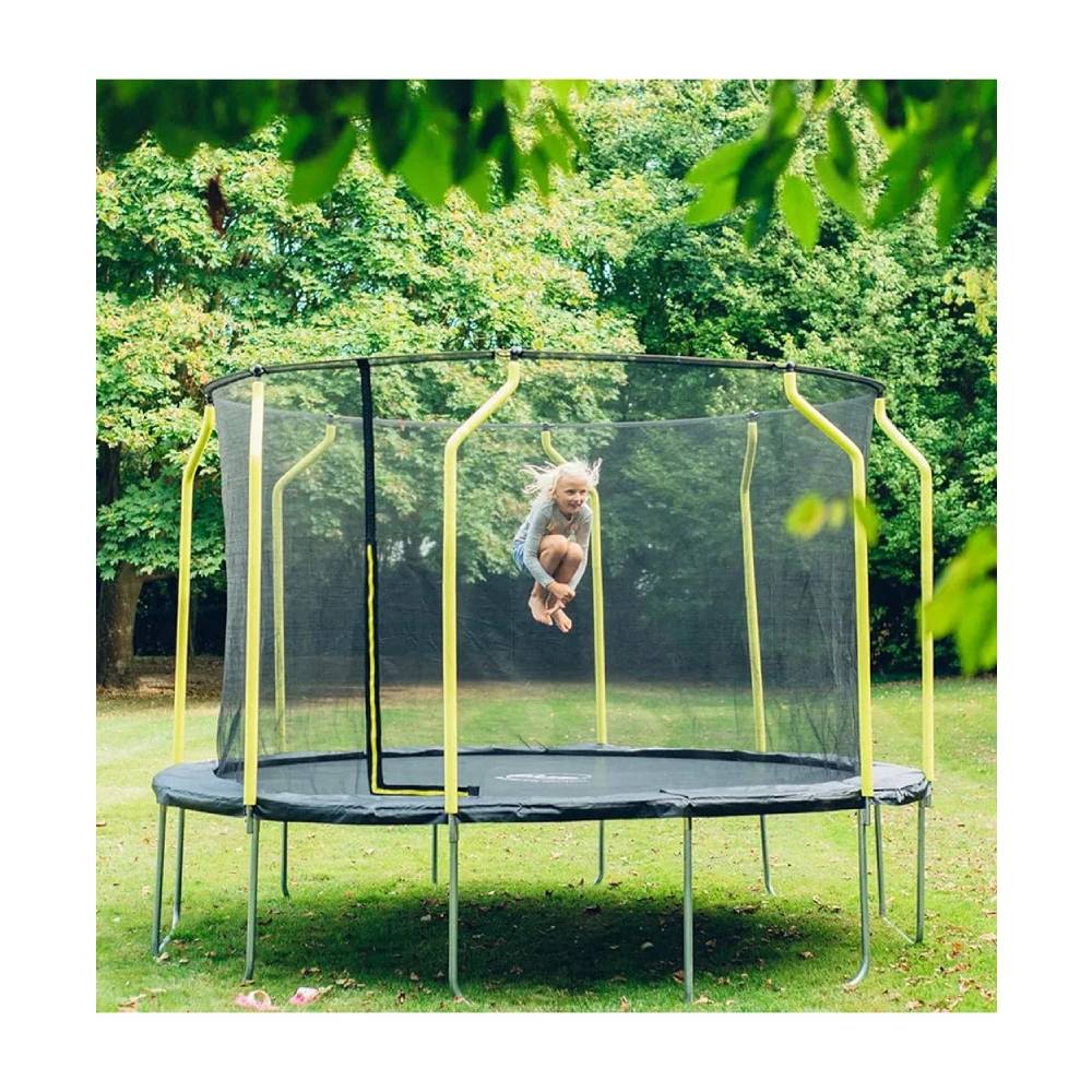 Plum 12ft Fun SpringSafe Trampoline & Enclosure – Safe & Durable Outdoor Fun