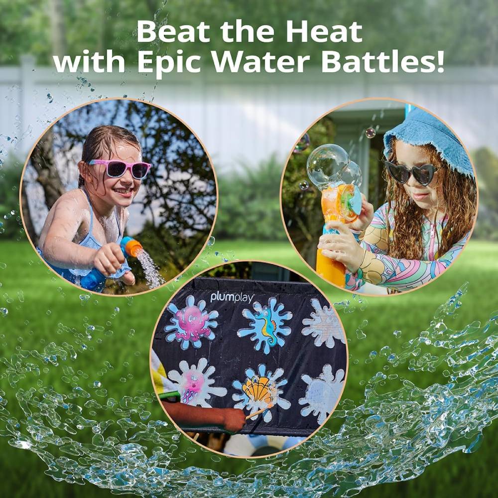 Plum Water Park Shower Tower - Ultimate Backyard Water Play for Kids