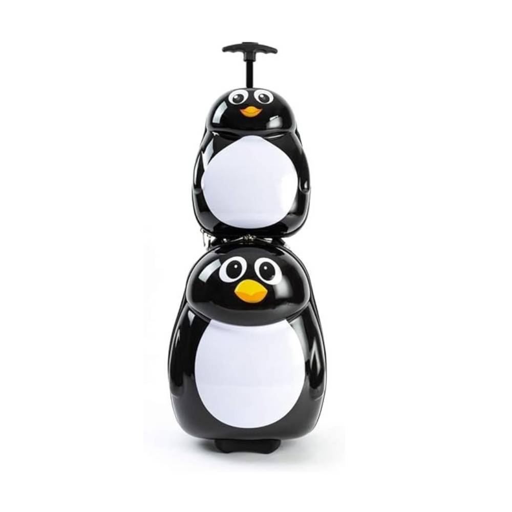 PEEKABOO Kids Carry-on Luggage Set - Penguin