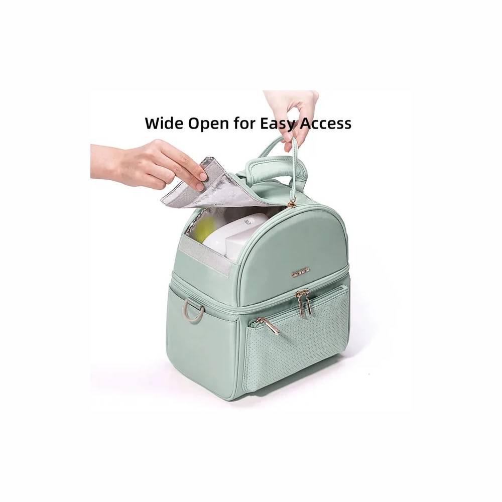 Sunveno - Breastmilk Cooler Bag With Insulation Box Set - Green