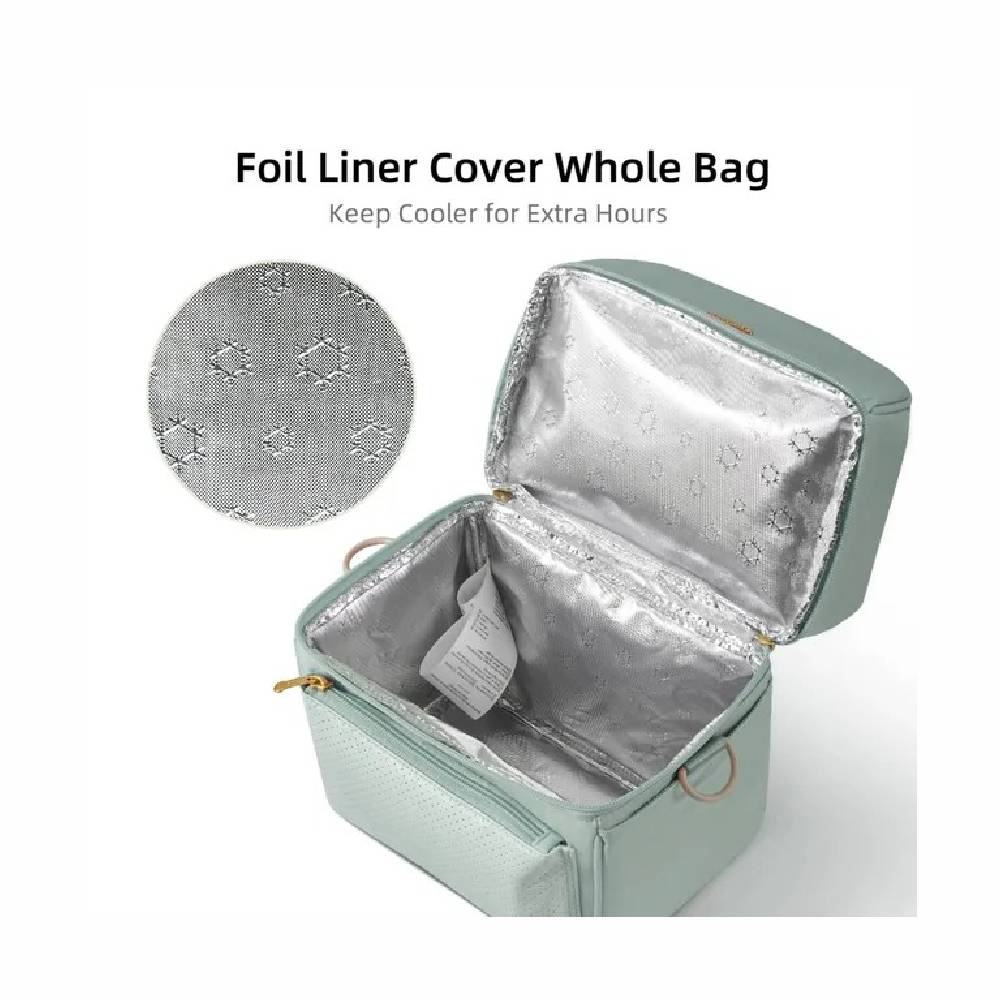 Sunveno - Breastmilk Cooler Bag With Insulation Box Set - Green