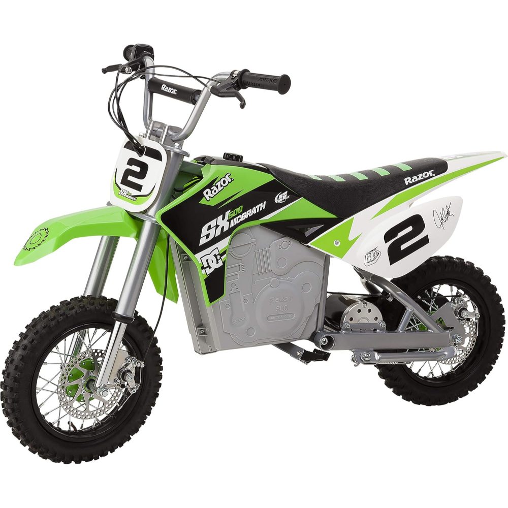 Razor Motorbike Dirt Rocket SX500 McGrath Scooter - Green