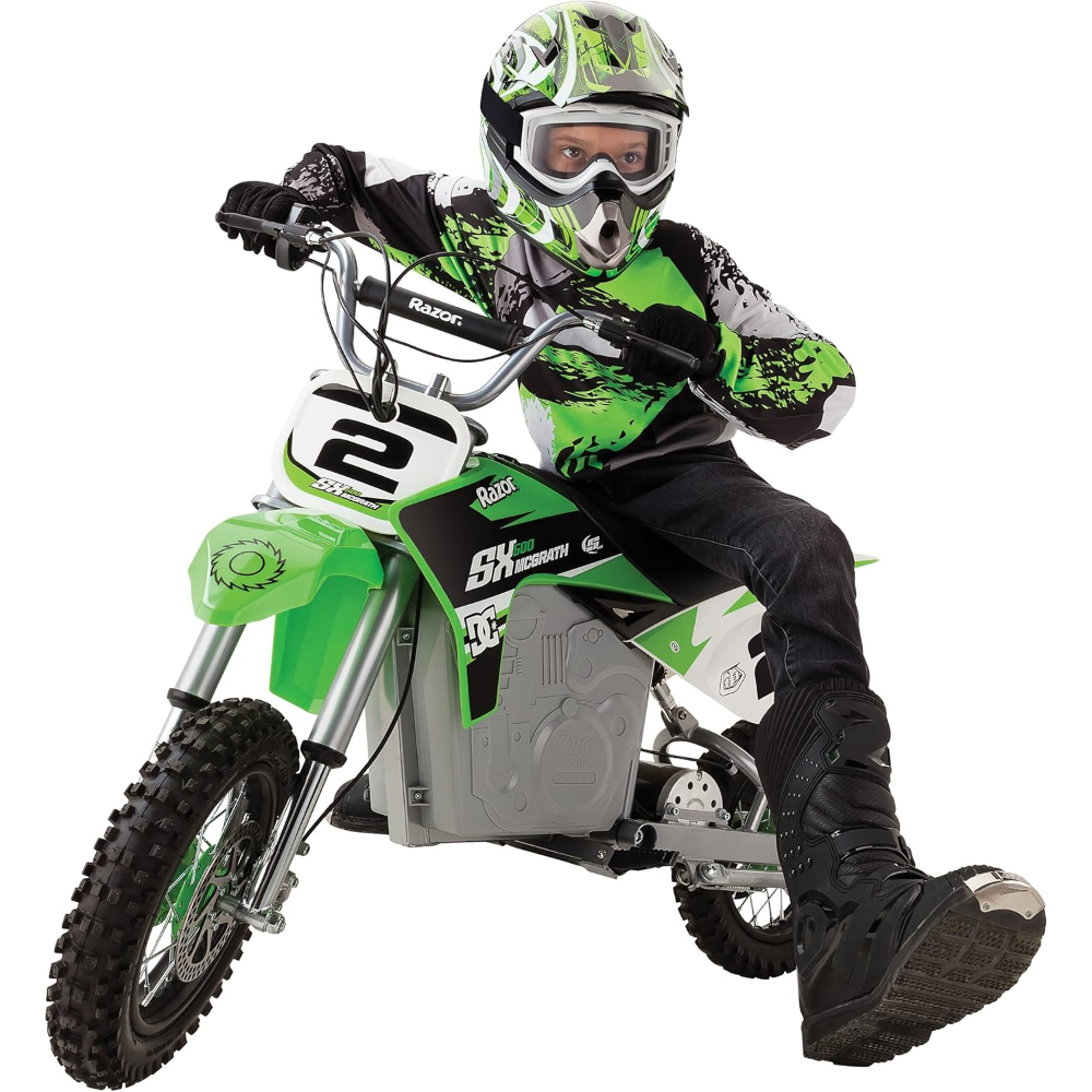 Razor Motorbike Dirt Rocket SX500 McGrath Scooter - Green