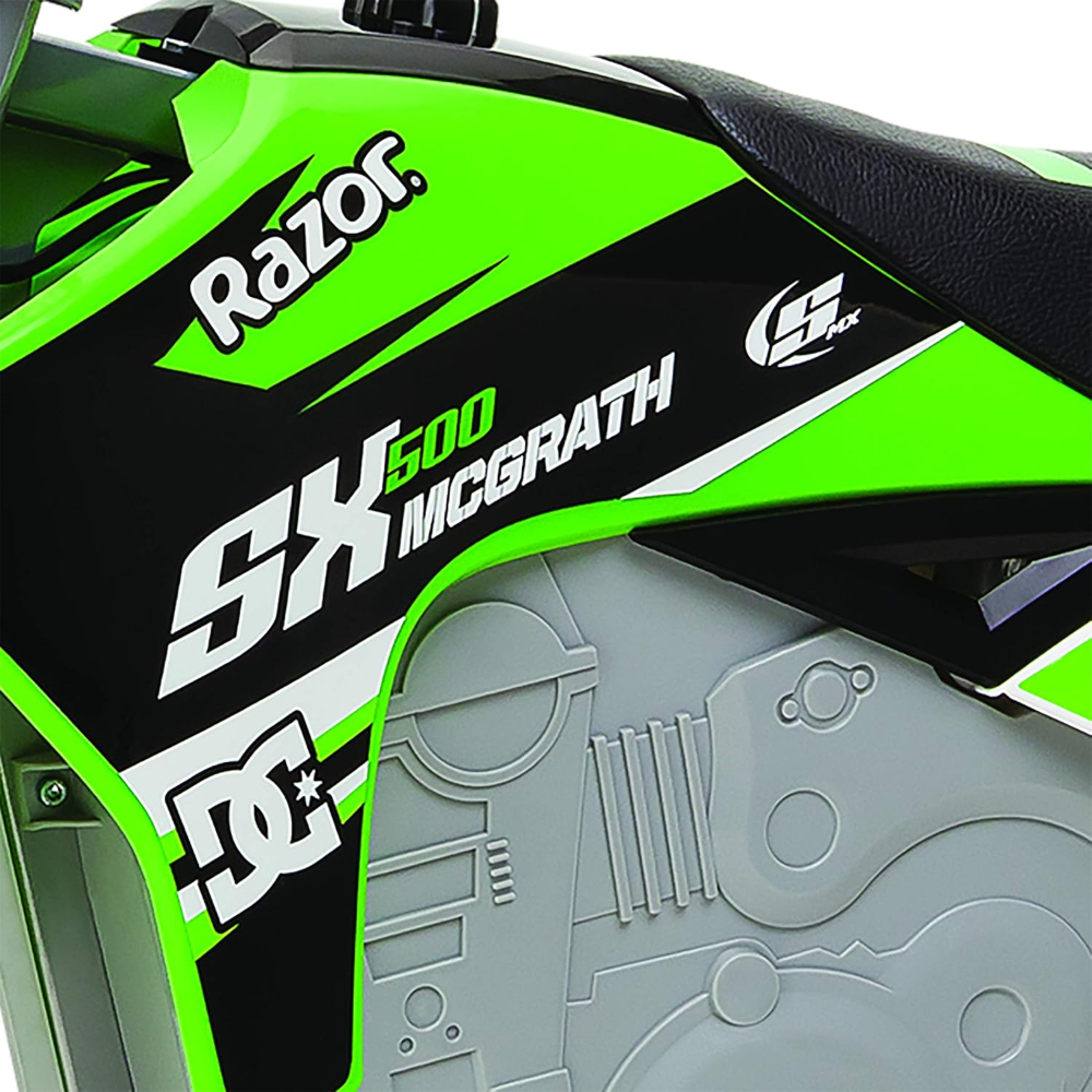 Razor Motorbike Dirt Rocket SX500 McGrath Scooter - Green