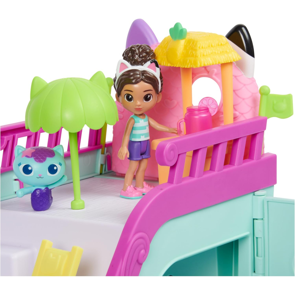 Gabby's Dollhouse Cat Friend Cruise Ship Playset - Fun Toy with Accessories for Kids