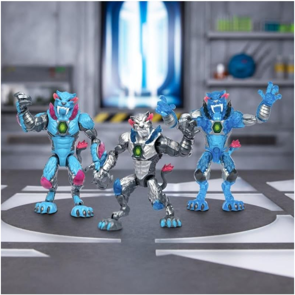 MrBeast Lab Mutators Mutation Chamber - Metallic Panther Action Figure