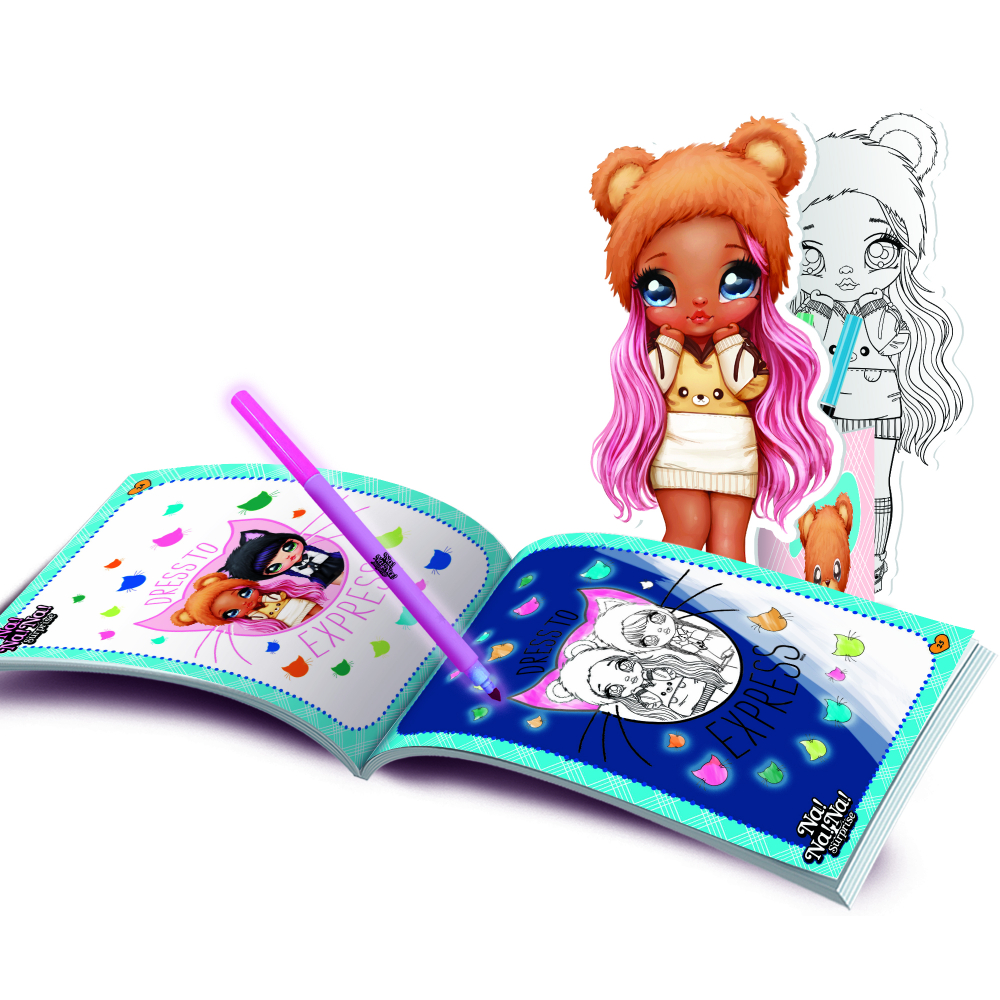 Na Na Na Create & Color with Fluo Pens – Neon Art Set for Kids