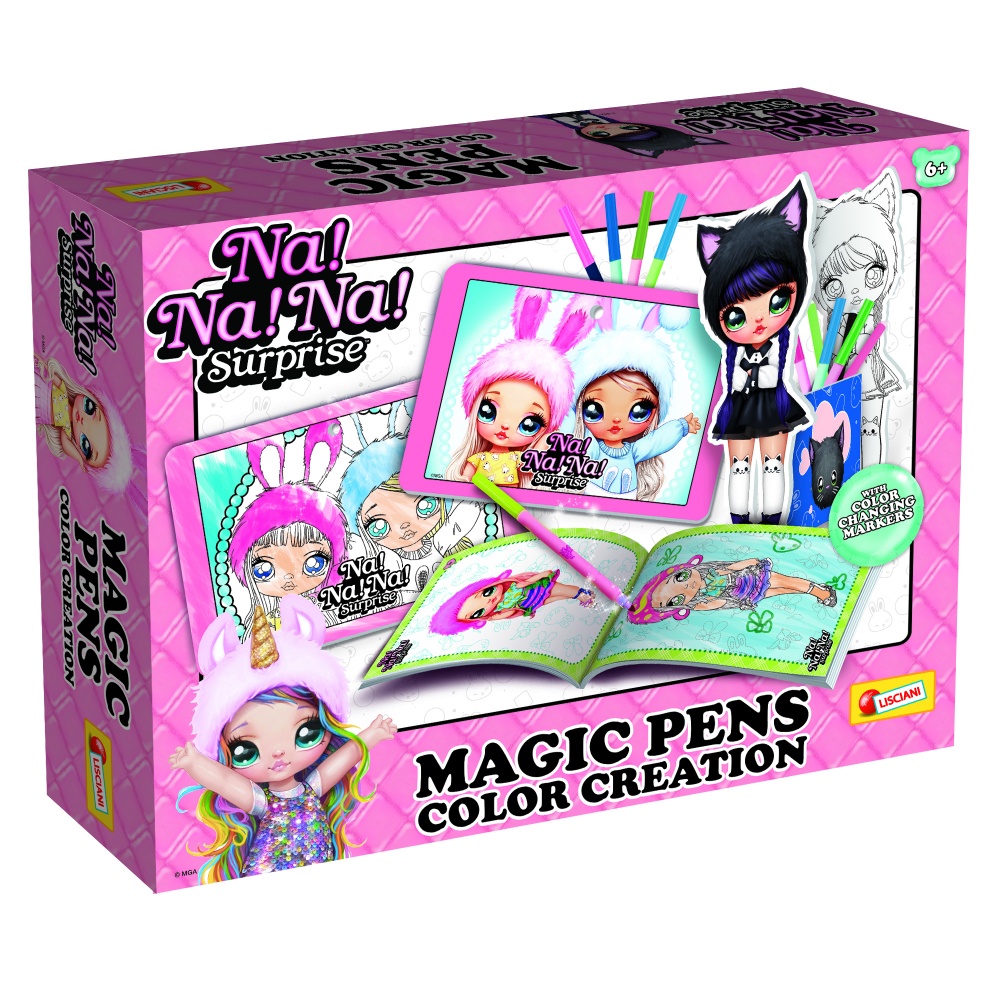 Na Na Na Surprise Create & Color Magic Pens Set – DIY Coloring Fun for Kids