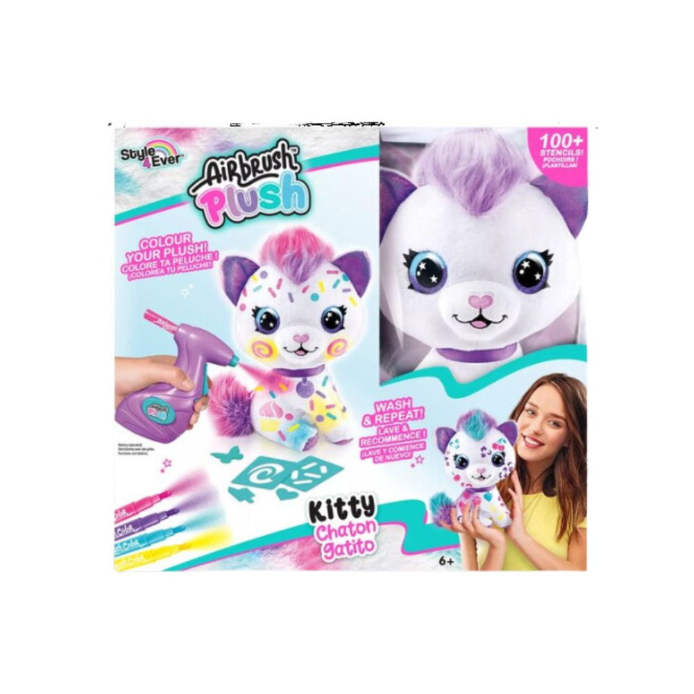 Canal Toys Airbrush Plush Kitty