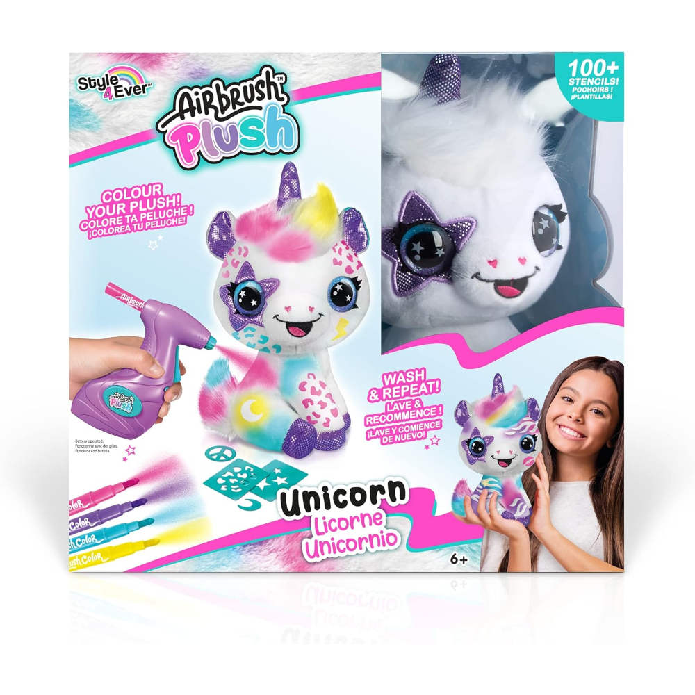 Canal Toys Airbrush Plush Unicorn