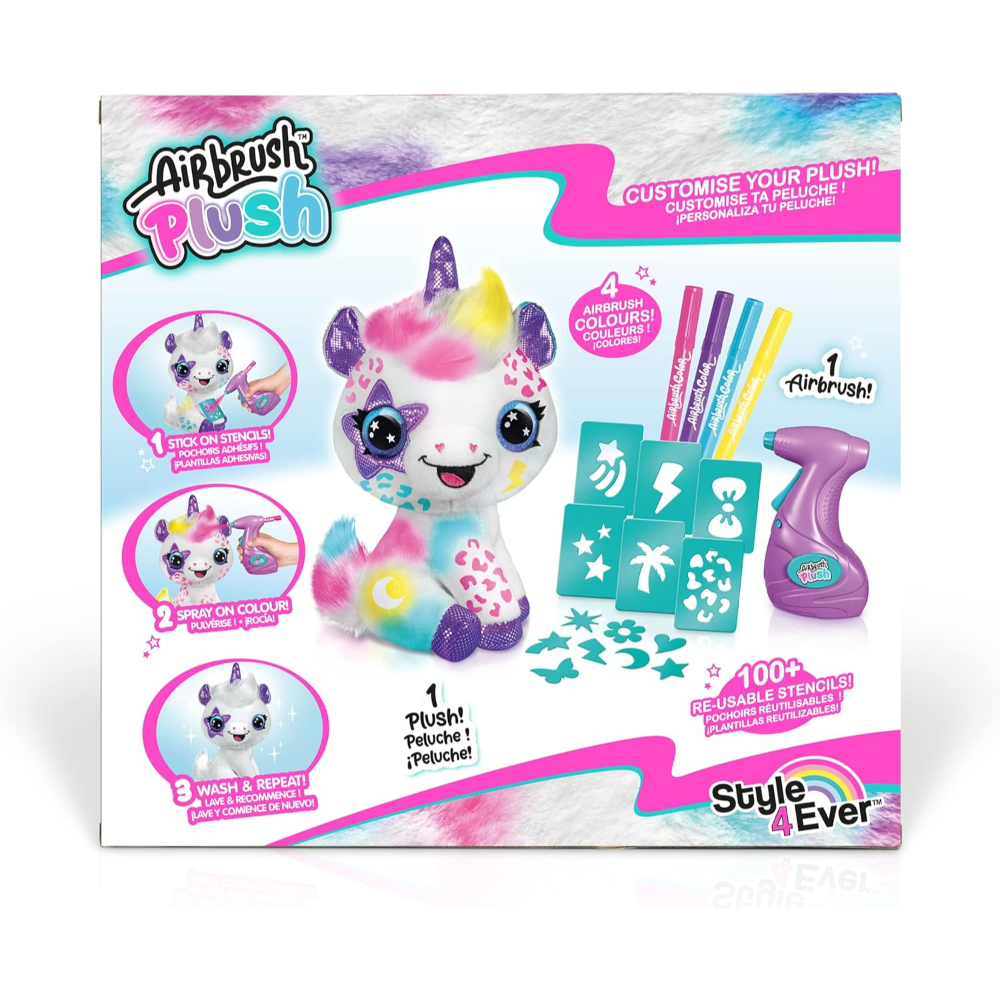 Canal Toys Airbrush Plush Unicorn