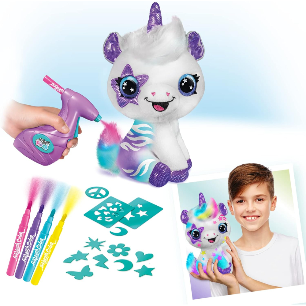 Canal Toys Airbrush Plush Unicorn