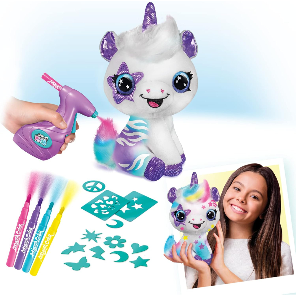 Canal Toys Airbrush Plush Unicorn
