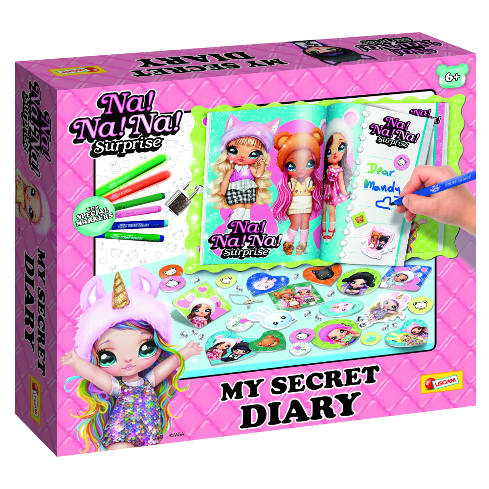 Na! Na! Na! Surprise My Secret Diary – Lockable Journal with Stickers & Accessories