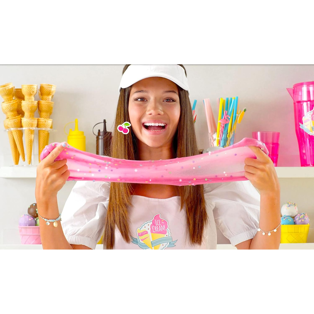 Canal Toys Fluffy Slime Case with Accessories – DIY Slime Kit for Kids (Purple)