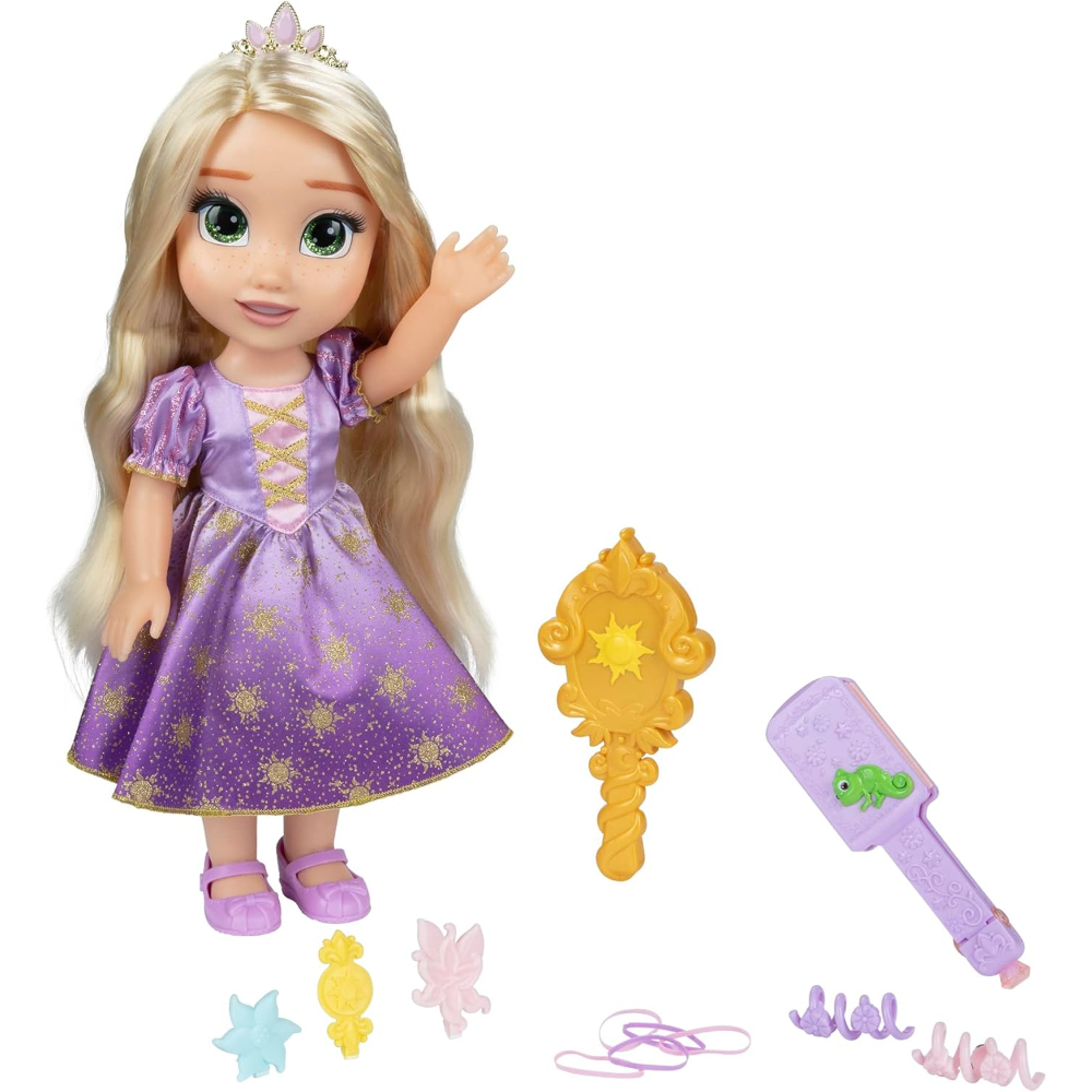 Disney Princess Rapunzel Hair Styling Animatronic 15-Inch Doll