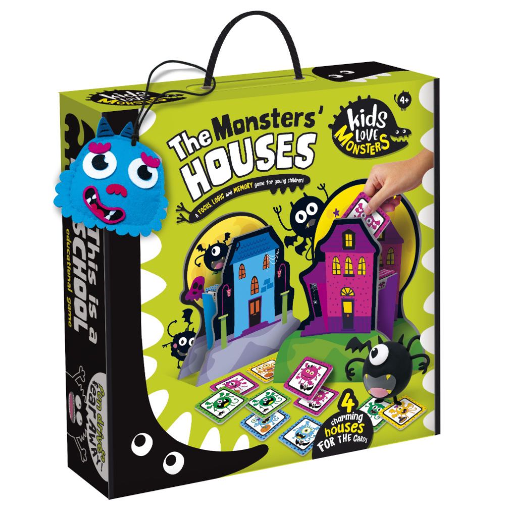 Kids Love Monsters – The Monster Houses - Creative Building Set for Kids