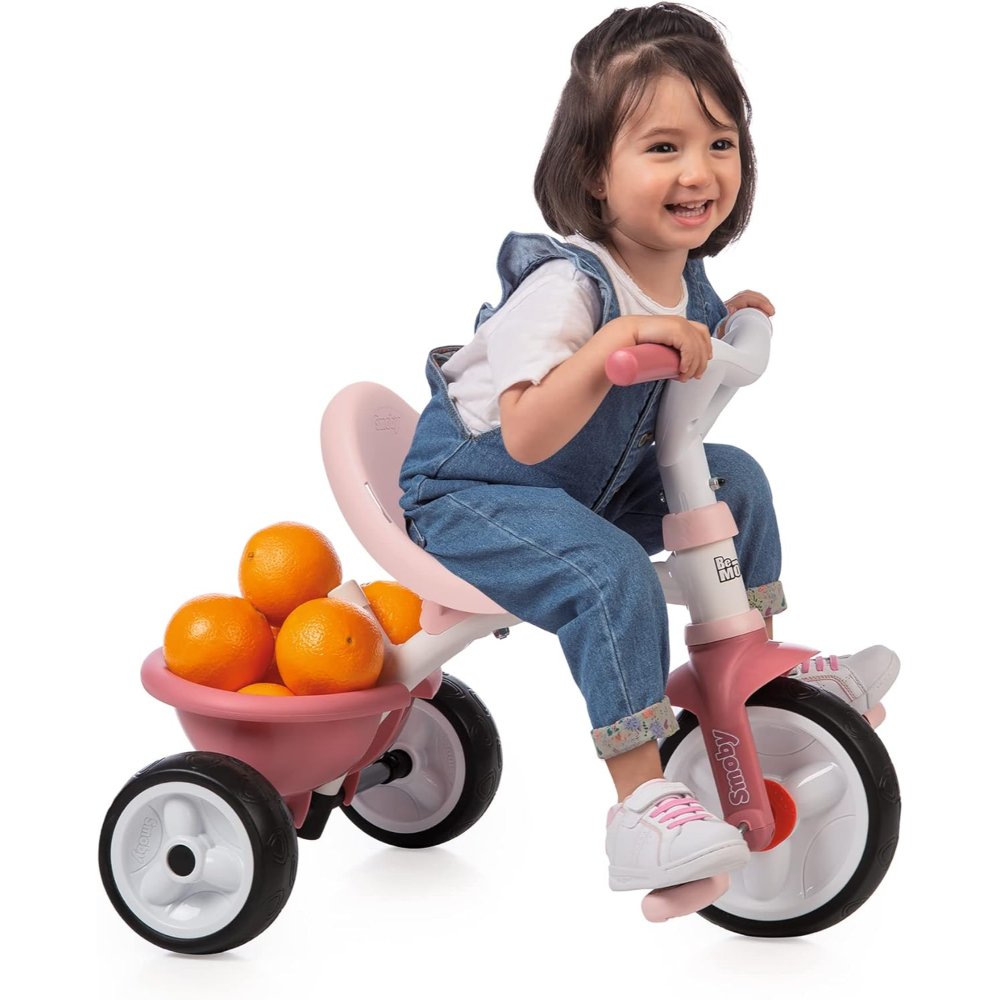 Smoby Be Move Tricycle Pink – Adjustable Trike with Parental Handle