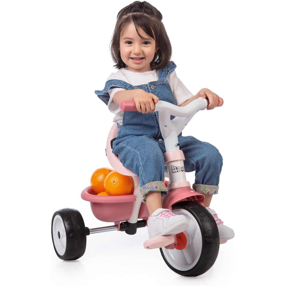 Smoby Be Move Tricycle Pink – Adjustable Trike with Parental Handle