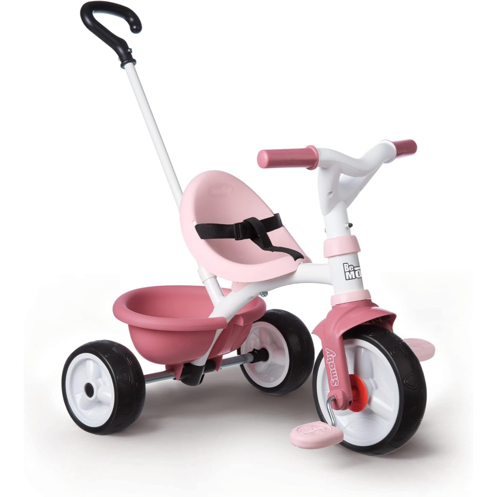 Smoby Be Move Tricycle Pink – Adjustable Trike with Parental Handle