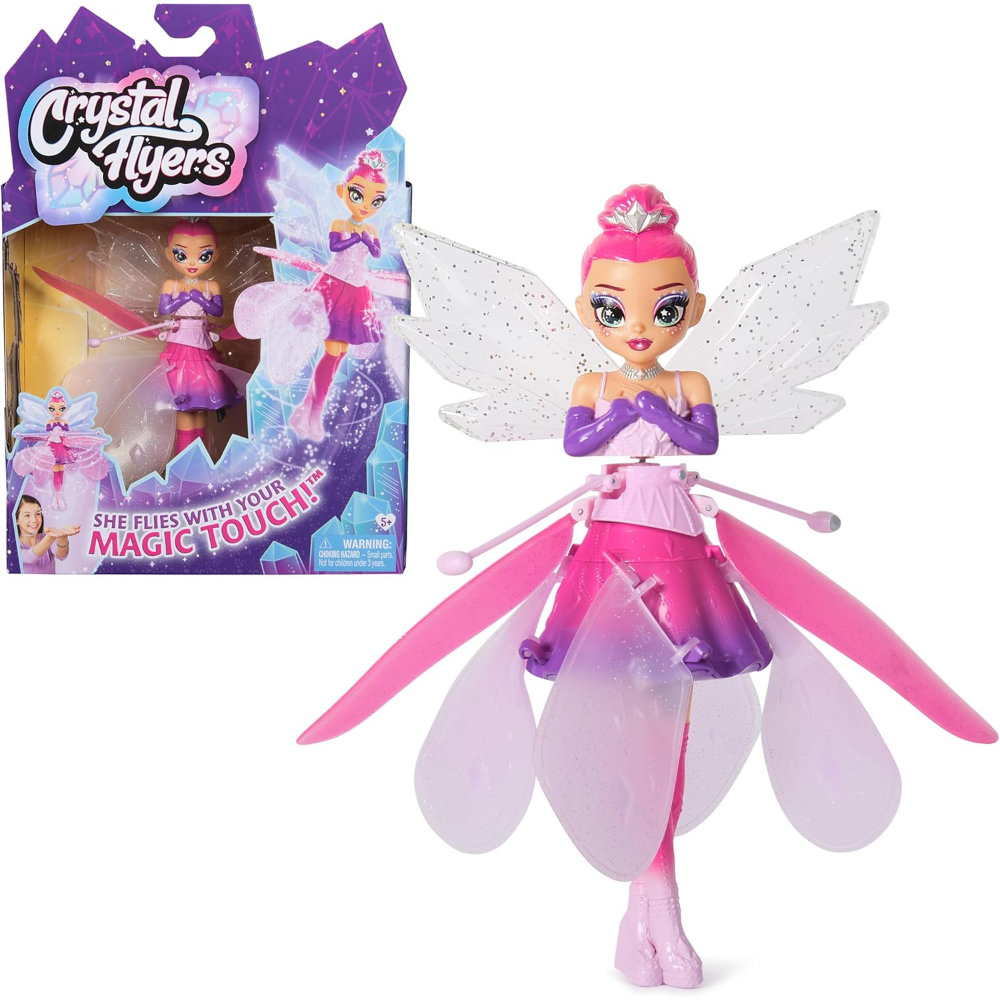 Magical Flyers Crystal Flyers – Interactive Flying Toy Fairy Doll