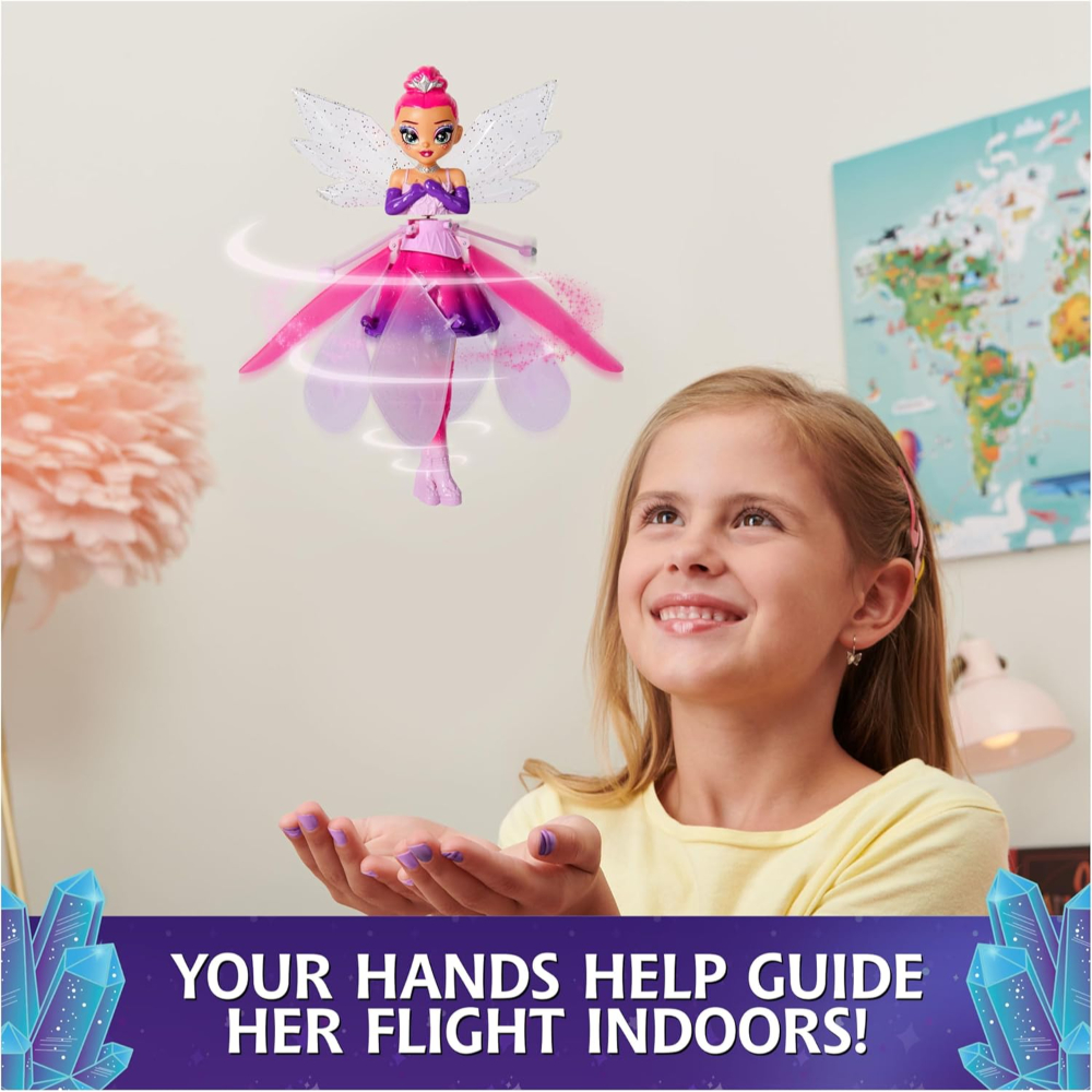 Magical Flyers Crystal Flyers – Interactive Flying Toy Fairy Doll