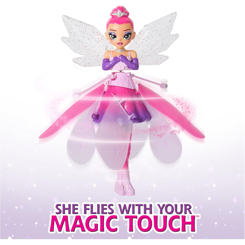 Magical Flyers Crystal Flyers – Interactive Flying Toy Fairy Doll