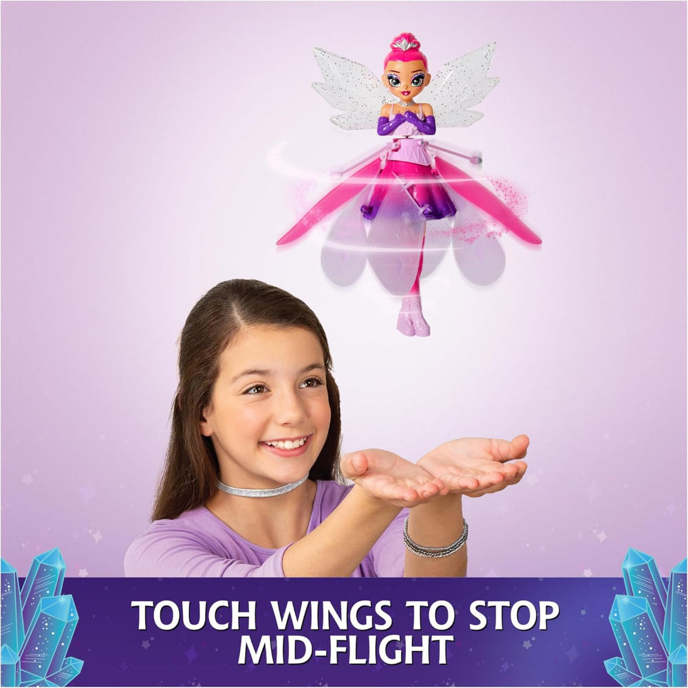 Magical Flyers Crystal Flyers – Interactive Flying Toy Fairy Doll