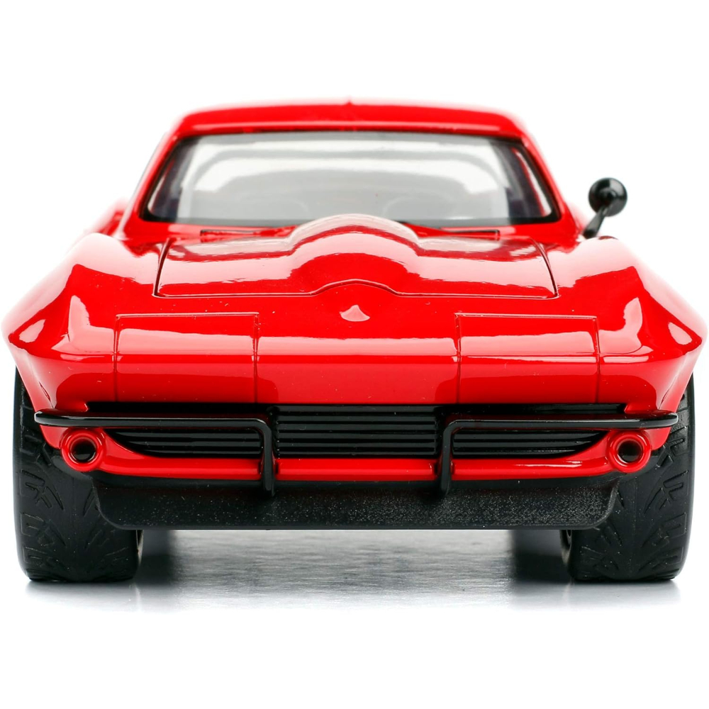 Jada - Fast & Furious FF8 1966 Chevy Corvette 1:24 Die-Cast Car - Classic Movie Collectible Model