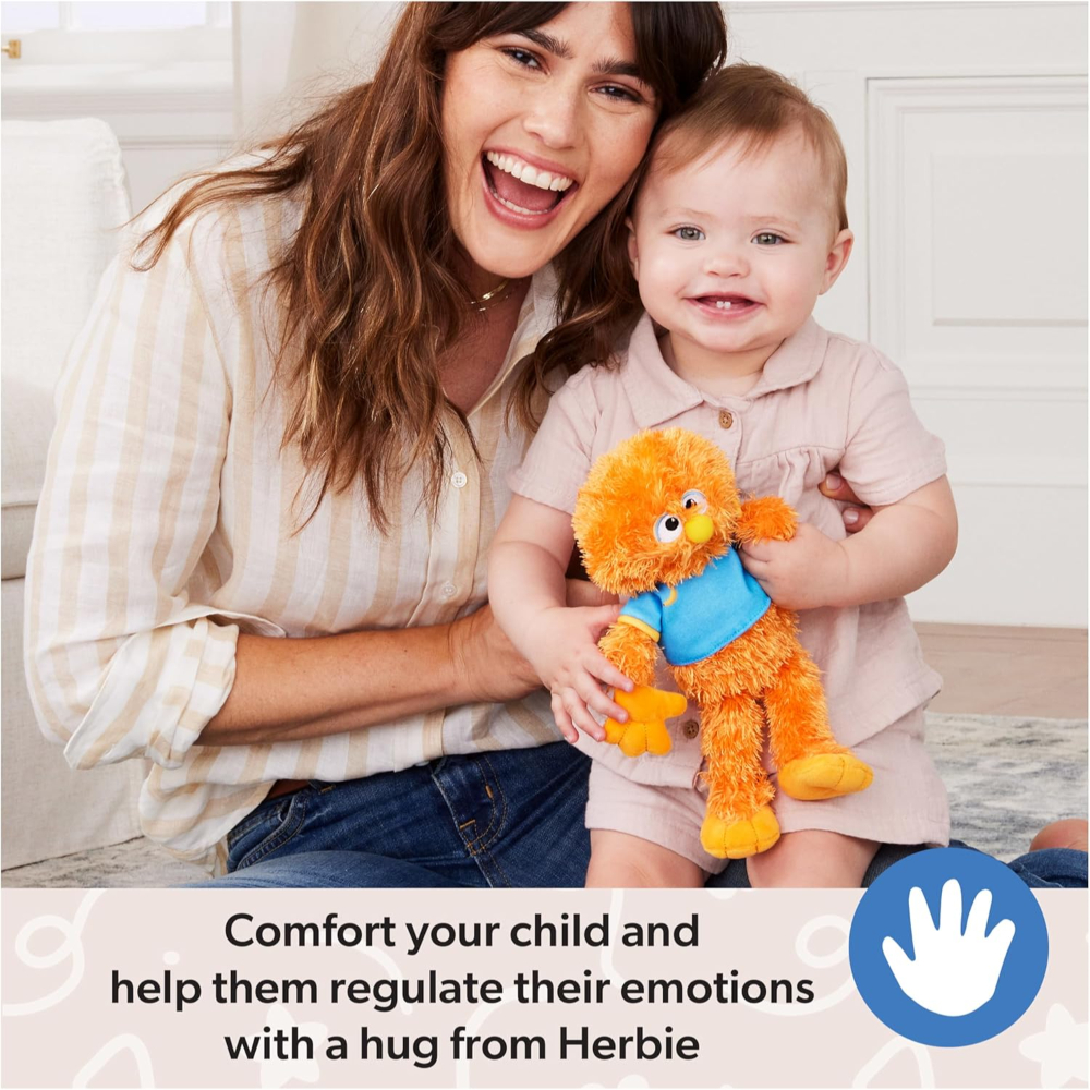 Ms. Rachel Cuddle & Comfort Friend Herbie - Plush Baby Doll & Comfort Toy