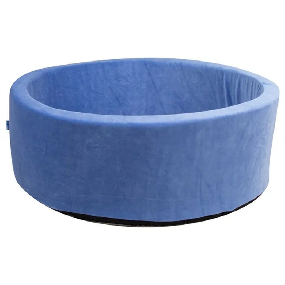 Delsit Soft Foam Ball Pit for Toddlers – Chenille Fabric – Blue – Indoor Play Ball Pool