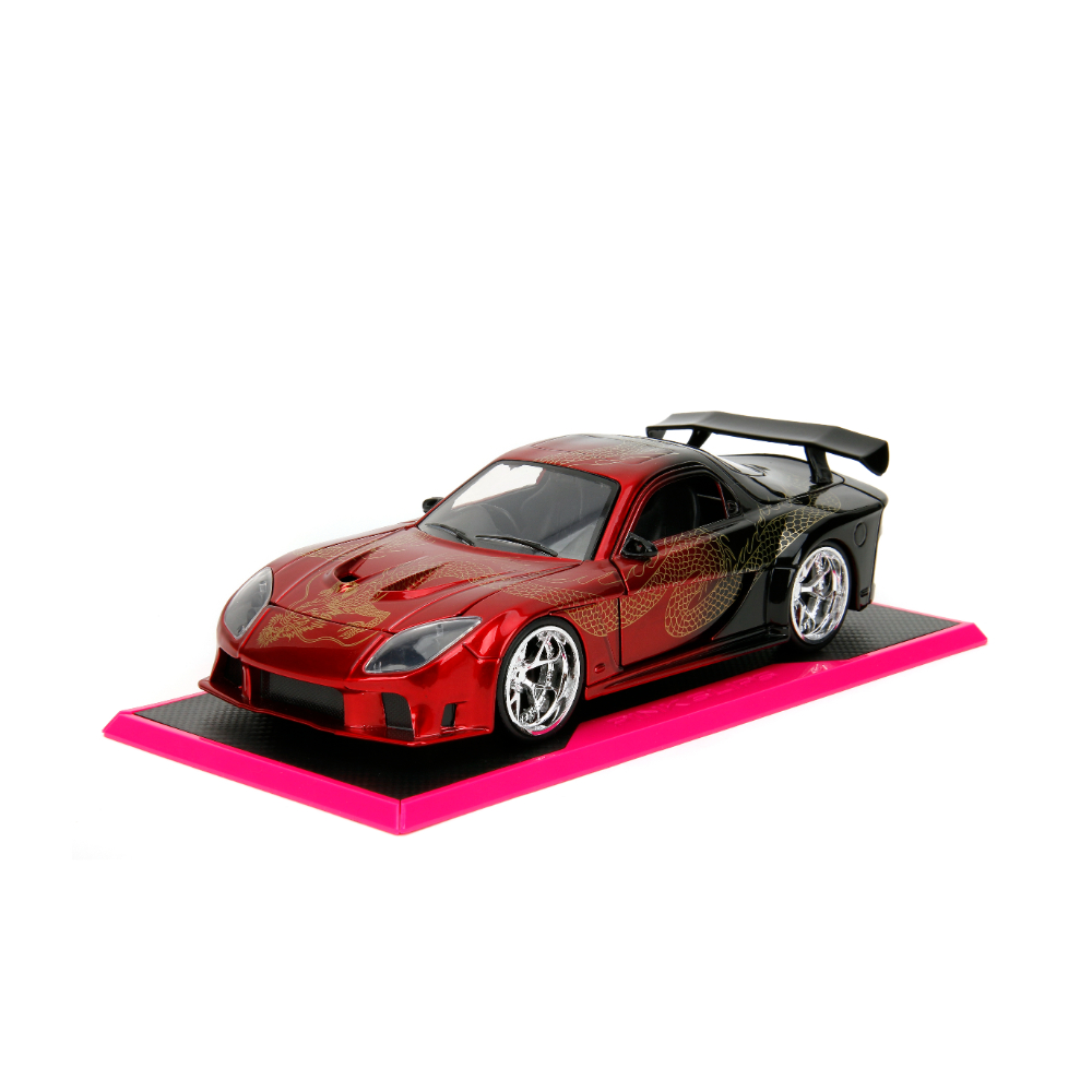 Jada 1:24 Pink Slips 1995 Mazda RX-7 Widebody – Die-Cast JDM Sports Car Collectible