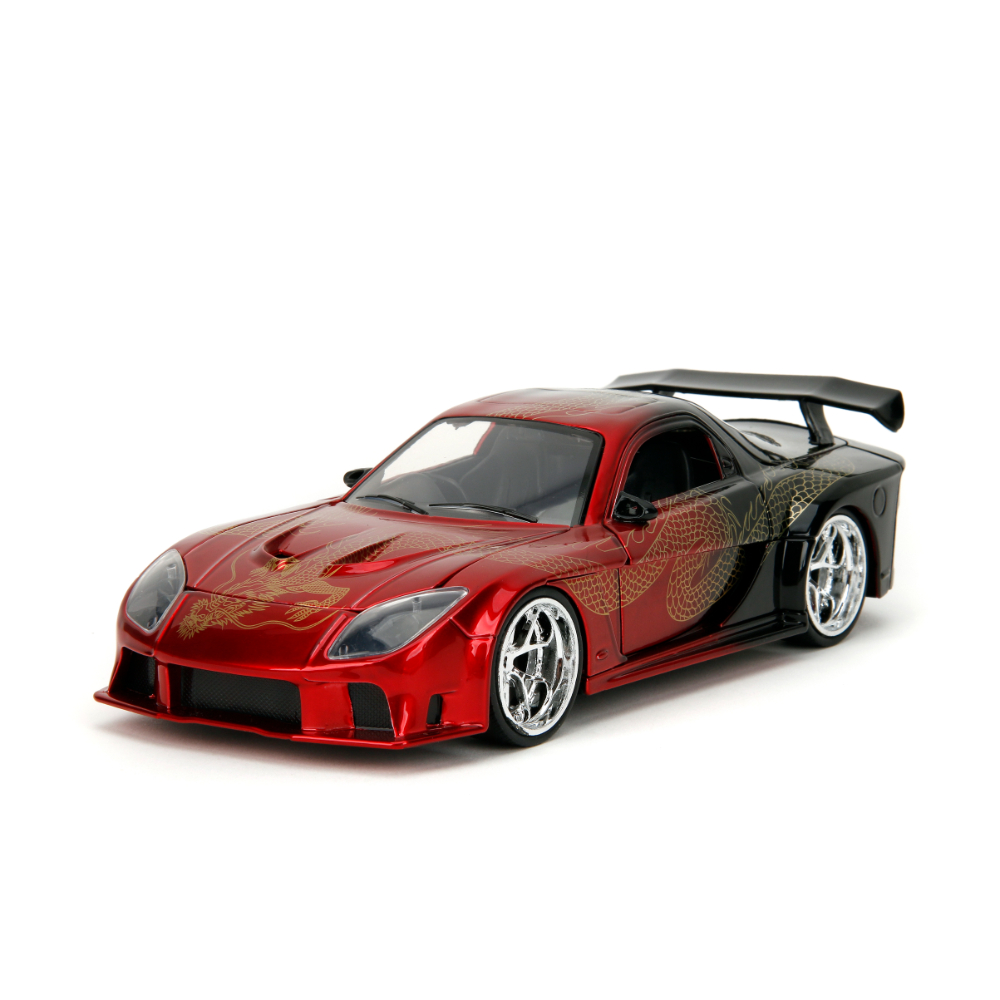 Jada 1:24 Pink Slips 1995 Mazda RX-7 Widebody – Die-Cast JDM Sports Car Collectible