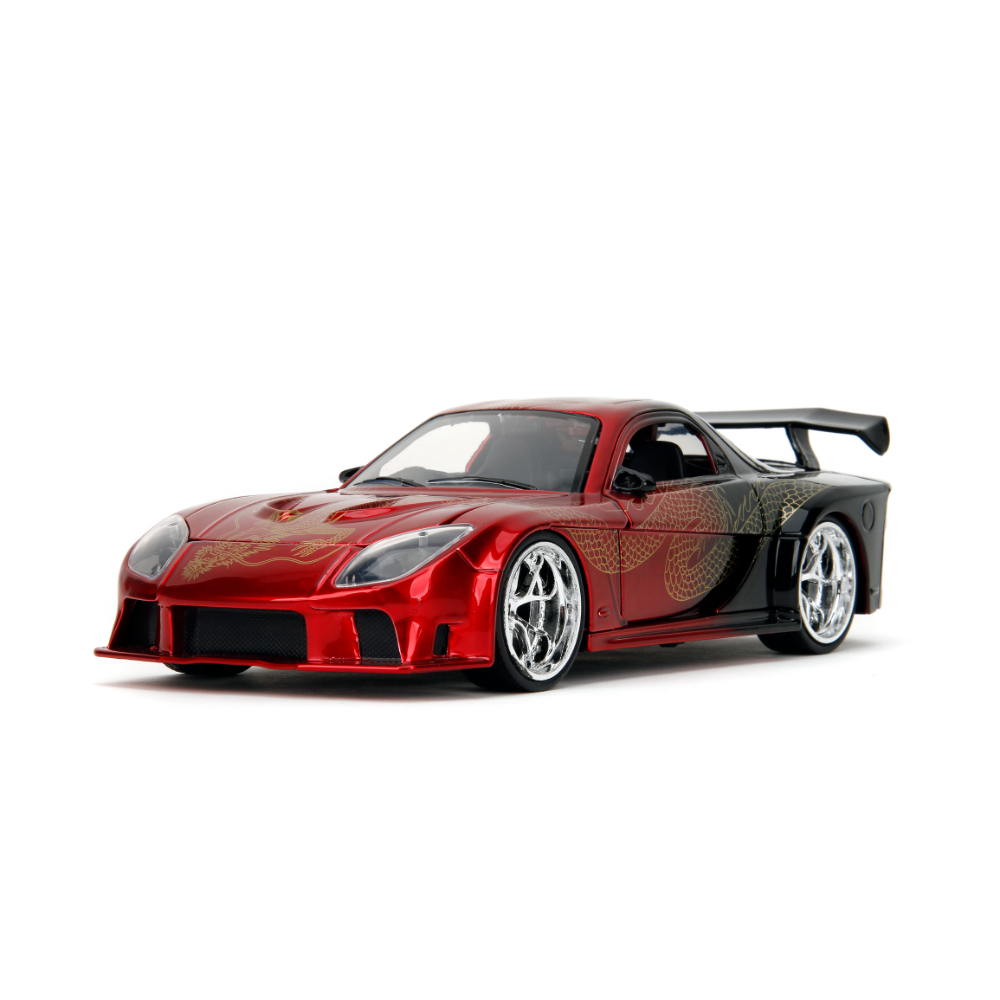 Jada 1:24 Pink Slips 1995 Mazda RX-7 Widebody – Die-Cast JDM Sports Car Collectible