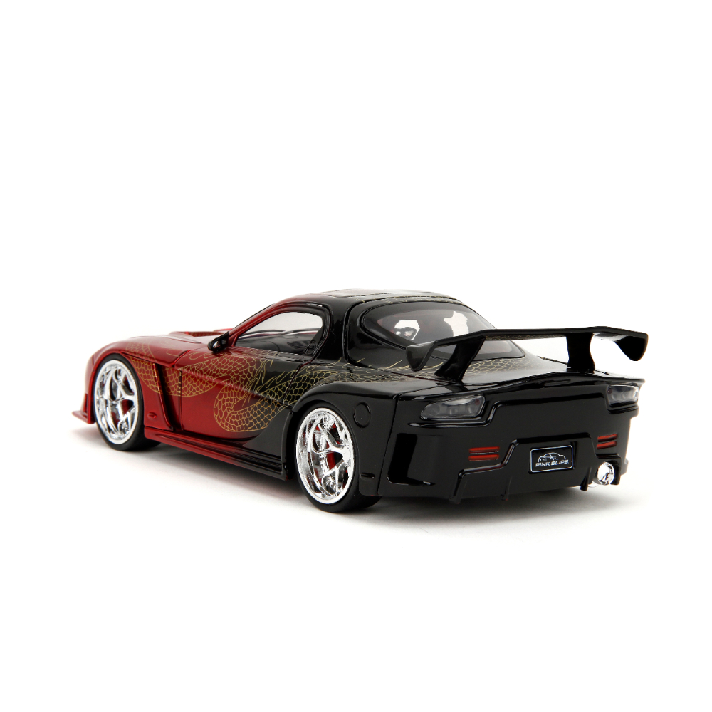 Jada 1:24 Pink Slips 1995 Mazda RX-7 Widebody – Die-Cast JDM Sports Car Collectible