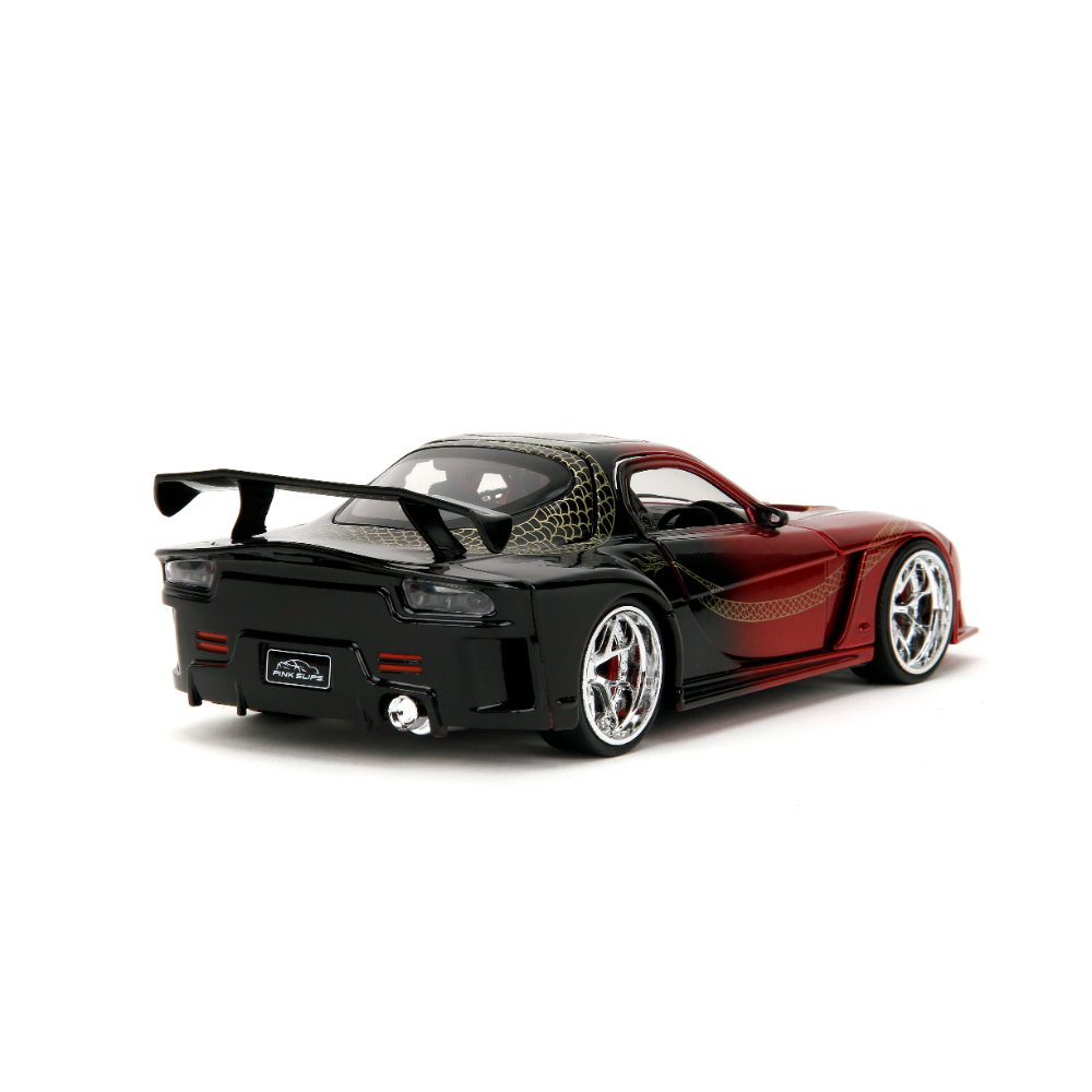 Jada 1:24 Pink Slips 1995 Mazda RX-7 Widebody – Die-Cast JDM Sports Car Collectible