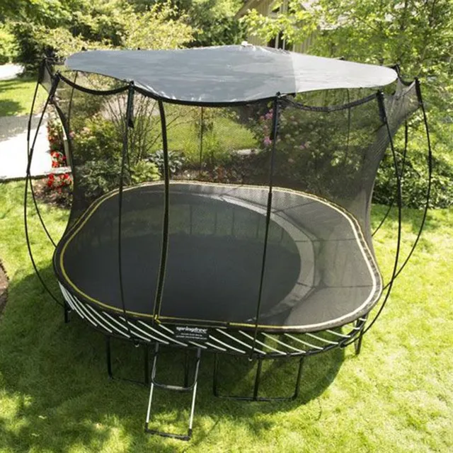 Springfree Trampoline Square 11FT S113 Black – Safe Outdoor Trampoline